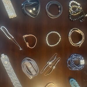 Premier Designs Silver and Gold Bracelet Collection